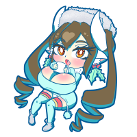 The second in a series of cheebs. This is definitely my favourite of the three, featuring a cute wintery outfit.